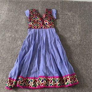 Purple Indian Dress